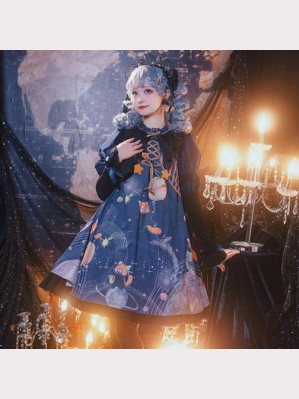 Star Bear Classic Lolita Dress OP (WJ136)